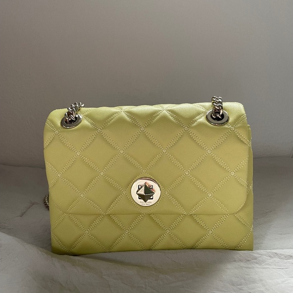 Kate Spade Natalia Frosty Lime Small Flap Crossbody